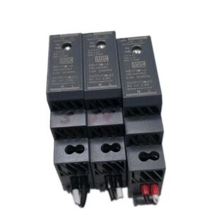 4pc HDR-15-5 Power Supply MEAN WELL IN 100-240VAC 0.5A 50/60Hz OUT 5V 2.4A